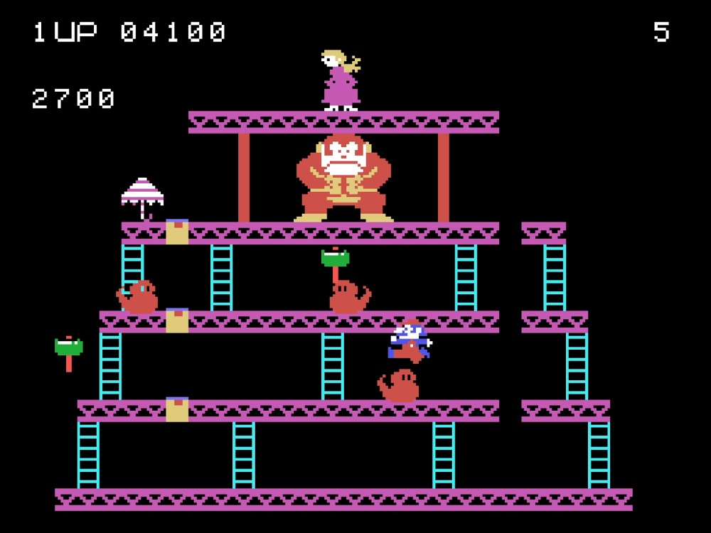Gameplay of Donkey Kong for Colecovision